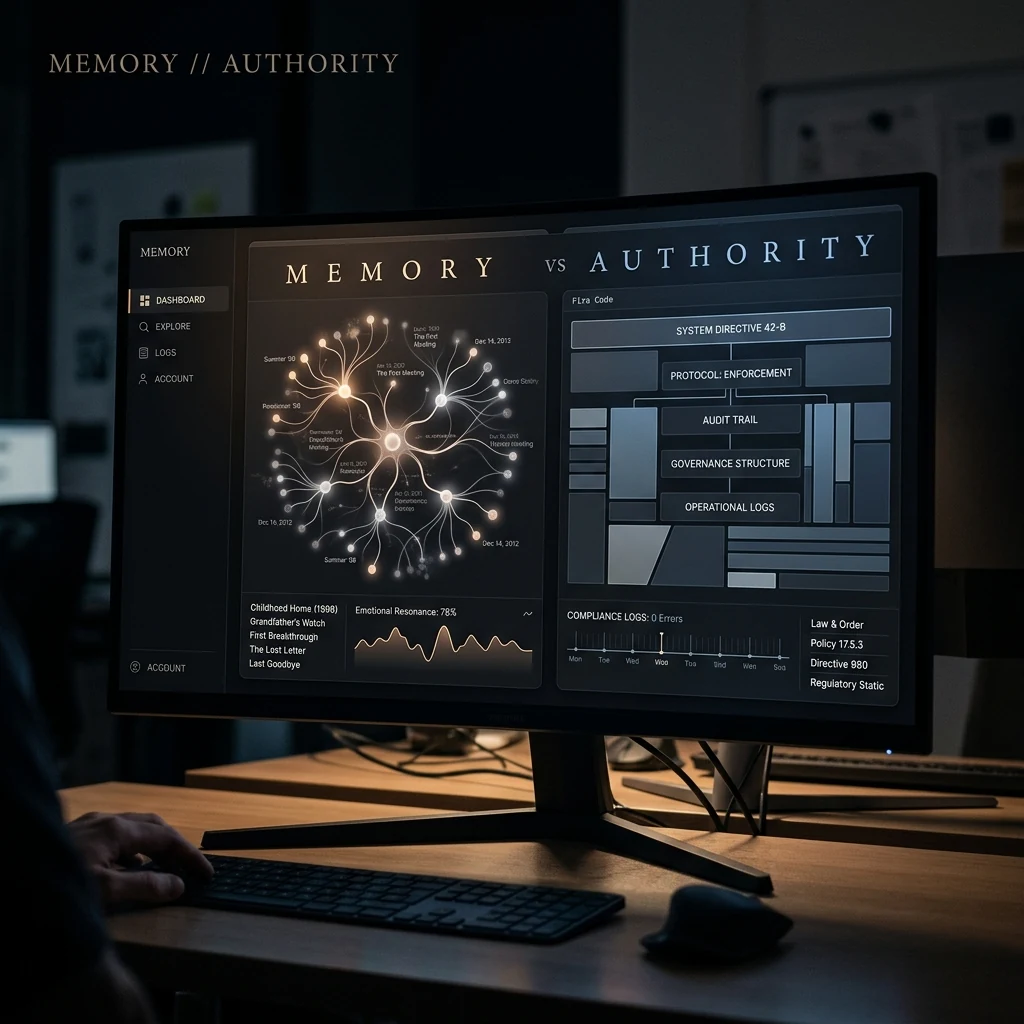 Memory Is Not Authority Section